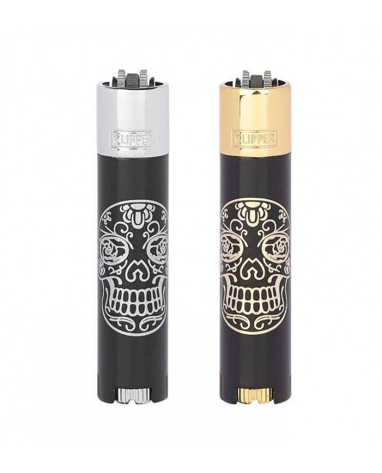 Clipper - Metal - Mexican Skull