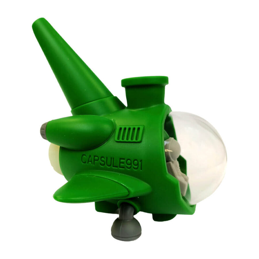 Bong - silicone verde sottomarino con pezzi rimovibili 13 cm